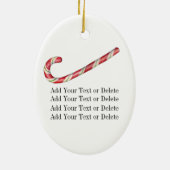 Weihnachtsleder Keramikornament (Hinten)