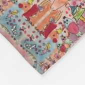 Weihnachtsleder (klein) fleecedecke (Ecke)