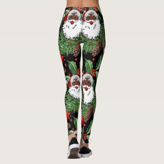 Weihnachtsleder Leggings (Rückseite)