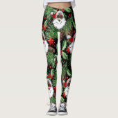 Weihnachtsleder Leggings (Vorderseite)