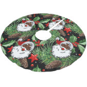 Weihnachtsleder Polyester Weihnachtsbaumdecke (Schrägansicht)