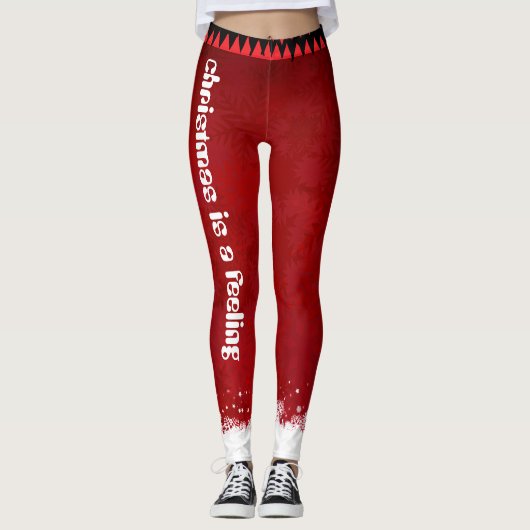 Weihnachtsleggings Leggings (Vorderseite)