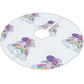 Weihnachtslehre Polyester Weihnachtsbaumdecke (Schrägansicht)