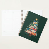 Weihnachtslehrer Bücher Tree Xmas Reading Holiday Planer (Anzeige)