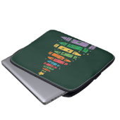 Weihnachtslehrer Crayon Tree Niedliche Weihnachtsb Laptopschutzhülle (Vorne Knopf)