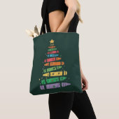 Weihnachtslehrer Crayon Tree Niedliche Weihnachtsb Tasche (Von Nahem)