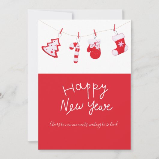 Weihnachtslehrer Danke Rot Geschenkkarte Halter Feiertagskarte (Vorderseite)