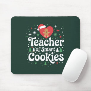 Weihnachtslehrer der intelligenten Cookies Mousepad