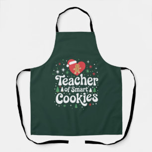 Weihnachtslehrer für kluge Cookies Schürze