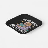 Weihnachtslehrer Lesen Sie mehr Bücher Funny Pappteller (Gewinkelt)