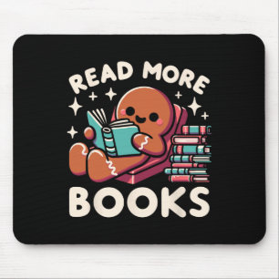 Weihnachtslehrer Lesen Sie mehr Bücher Spaß für Fr Mousepad