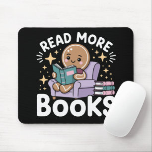 Weihnachtslehrer liest mehr Bücher lustig  Mousepad
