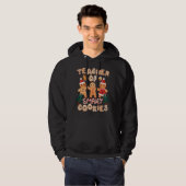 Weihnachtslehrer Niedlich Gingerbret Cookies Funny Hoodie (Vorne ganz)
