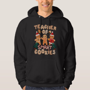 Weihnachtslehrer Niedlich Gingerbret Cookies Funny Hoodie