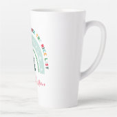 Weihnachtslehrer Regenbogen nette Liste niedlicher Milchtasse (Rechts)