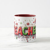 Weihnachtslehrer Tasse (Zentrum)