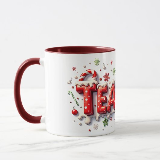 Weihnachtslehrer Tasse (Links)