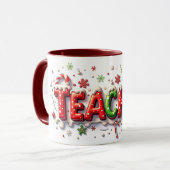 Weihnachtslehrer Tasse (Vorderseite Links)