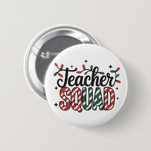 Weihnachtslehrer-Team Lustige Frohe Weihnachten Pa Button