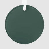 Weihnachtslehrer über intelligente Cookies Ornament (Rückseite)