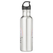 Weihnachtslehrer Vielen Dank für Ihr personalisier Edelstahlflasche (Vorderseite)