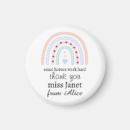 Weihnachtslehrer Vielen Dank für Ihr personalisier Magnet