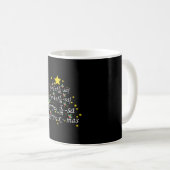Weihnachtslehrer - Weihnachts-Mathematiklehrerbaum Kaffeetasse (VorderseiteRechts)