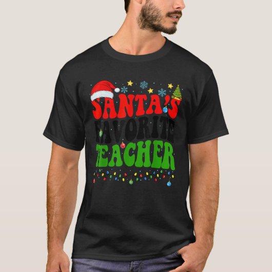 Weihnachtslehrer Xmas Te T-Shirt (Vorderseite)
