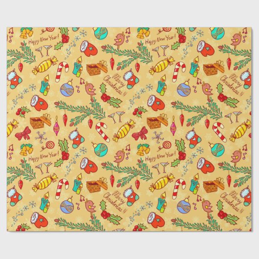 Weihnachtsleidenschaft Geschenkpapier (Flach)