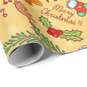 Weihnachtsleidenschaft Geschenkpapier (Rolleneckpunkt)