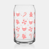 Weihnachtsleinen, Kaffeekuchen und Lebkuchen Dosenglas (Vorderseite)