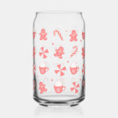 Weihnachtsleinen, Kaffeekuchen und Lebkuchen Dosenglas (Rückseite)