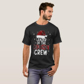 Weihnachtsleiter der Cousin Crew Pajamas Familie T-Shirt (Vorne ganz)