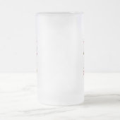 Weihnachtslektüre Kuschel-Kätzchen Mattglas Bierglas (Mittel)