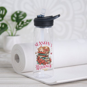 Weihnachtslektüre Kuschel-Kätzchen Trinkflasche