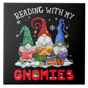 Weihnachtslektüre Mit Meinen Gnomies Lustig Fliese