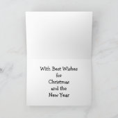 WeihnachtsLemur Feiertagskarte (Innenseite)