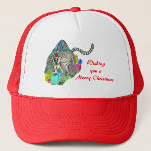WeihnachtsLemur Truckerkappe