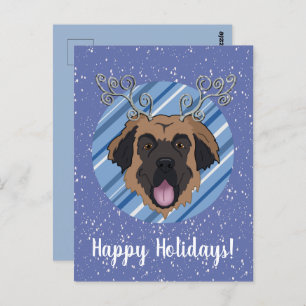 Weihnachtsleonberger Postkarte