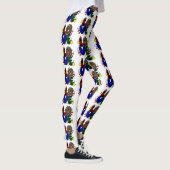 Weihnachtsleoparden-Liebe Leggings (Rechts)