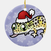 WeihnachtsleopardGecko (addieren Sie Ihre Keramikornament (Hinten)