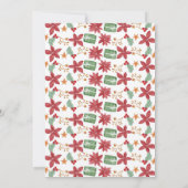 Weihnachtslephant Drive by Baby Shower Einladung (Rückseite)