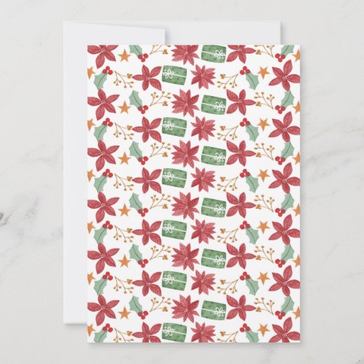 Weihnachtslephant Drive by Baby Shower Einladung (Rückseite)