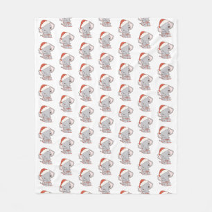 Weihnachtslephant Fleece Blanket