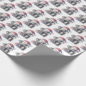 Weihnachtslephon mit Geschenken Geschenkpapier (Ecke)