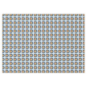 Weihnachtsleuchte mit Poinsettias Tischdecke (Vorderseite (Horizontal))