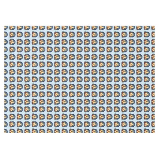 Weihnachtsleuchte mit Poinsettias Tischdecke (Vorderseite (Horizontal))