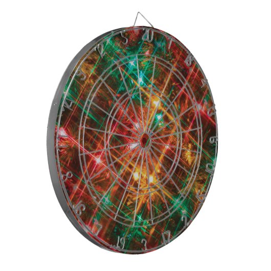 Weihnachtsleuchten Dartscheibe (Vorderseite Links)