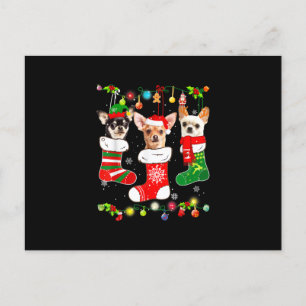 Weihnachtsleuchten Geschenk lustiger Weihnachtslie Ankündigungspostkarte