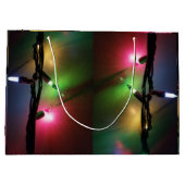 Weihnachtsleuchten Große Geschenktüte (Rückseite)